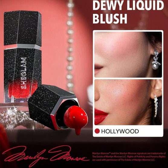SHE Glam Color Bloom Dewy Liquid Blush Hollywood